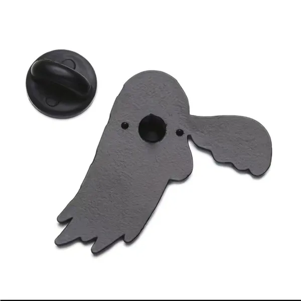 1pc‎ Ghost White Enamel Pin, Brooch Lapel Badge Cartoon Gothic Zinc Alloy Funky - Image 6
