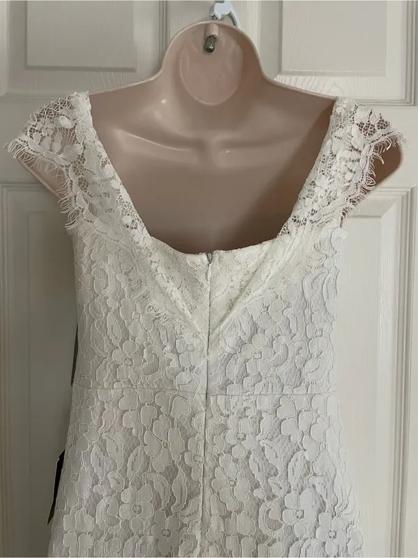 NWT Lulu's‎ Off-White Lace Maxi Dress - Image 5