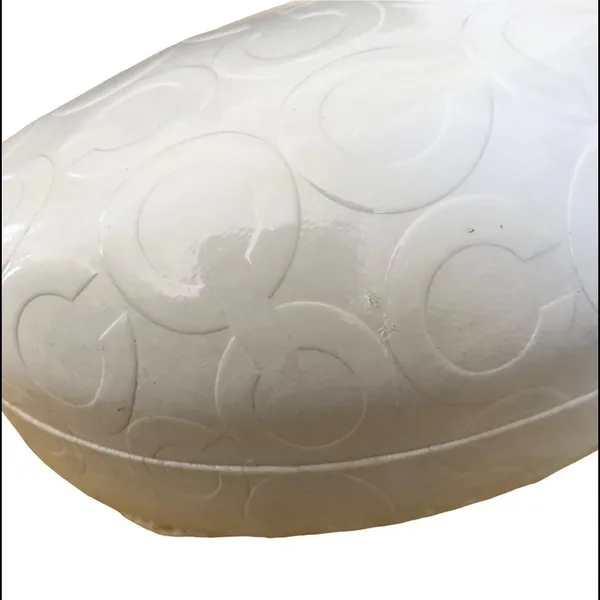 COACH Logo Ivory Sunglasses Hard Clamshell Case Lined Summer Designer - Image 2