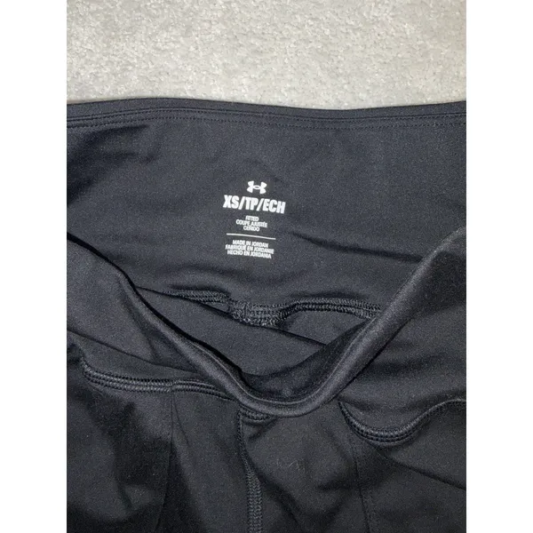 under armour black fitted womens joggers sweatpants xs - Image 5