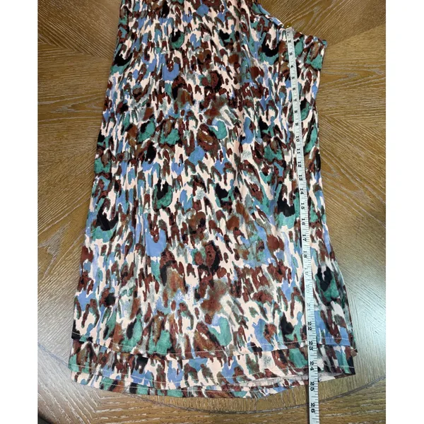 Anthropologie Somerset Jumpsuit Abstract Wide Leg Smocked Waist Plus Size 1X - Image 10