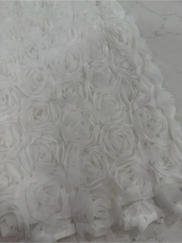 entro White Rosette Halter Mini Dress - Image 5