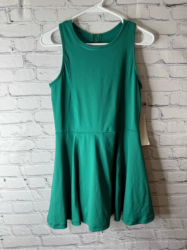 Nwt H&M move Green Sleeveless Fit-and-Flare athletic Dress size medium - Image 2