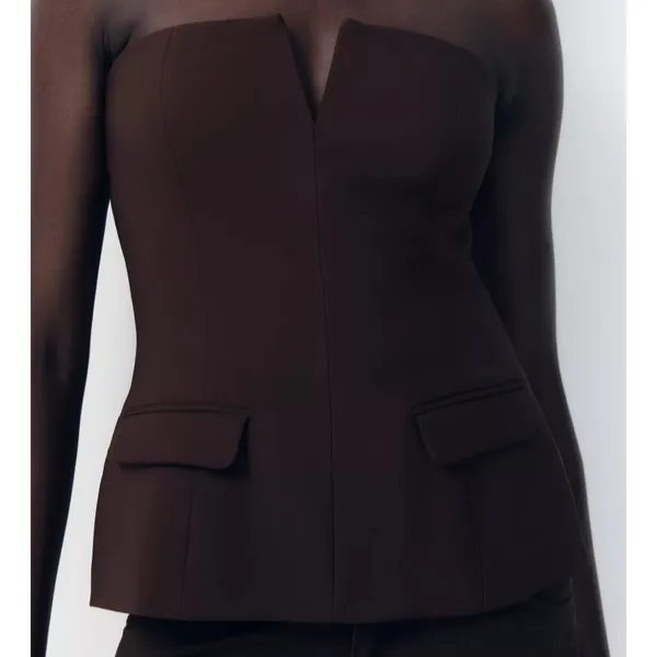 Zara - STRAPLESS TOP - Image 3