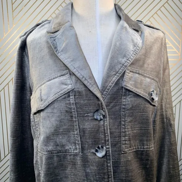 CAbi Sunday Topper Velvet Jacket‎ Style 3377 - Image 4