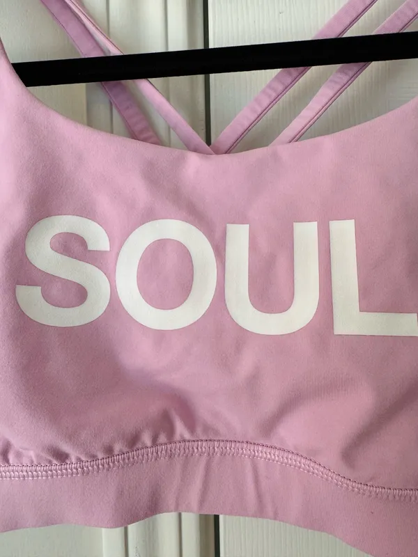 Lululemon X Soul Cycle Free To Be Visit Bra Longline, Size 8 - Image 2