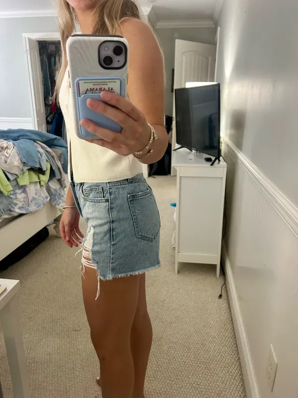 Jean Shorts Blue Size XS - Image 3