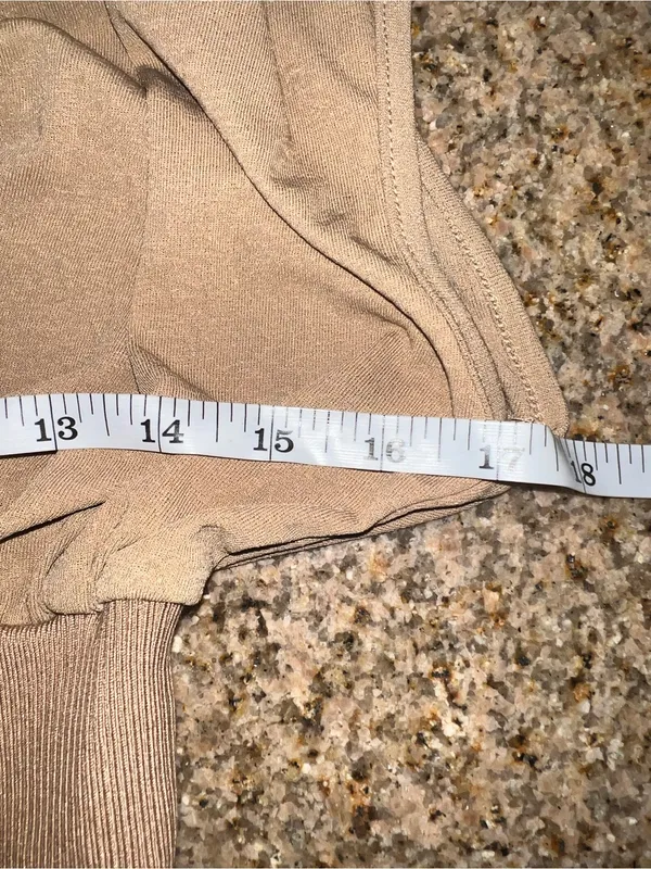 COMMENSE NWT Sold Out Khaki Taupe Gathered Top & Flowy Maxi Skirt Set XS - Image 5
