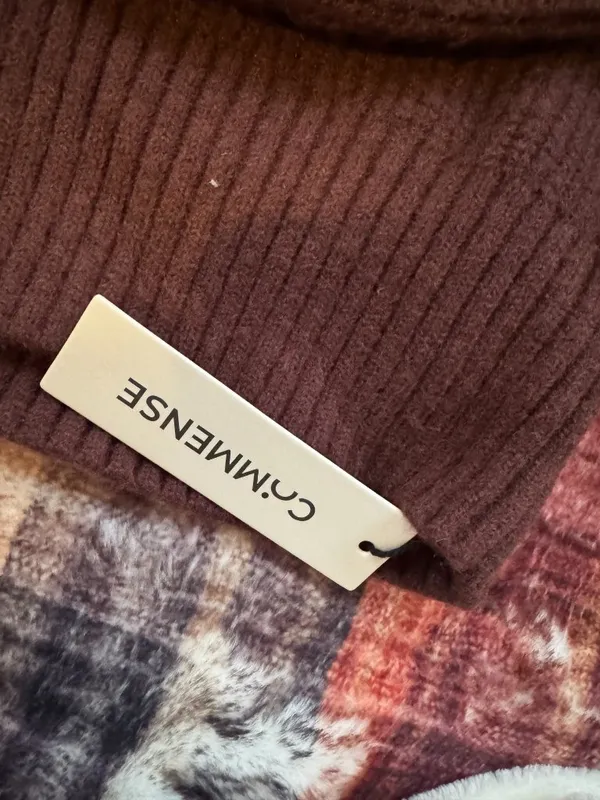 NWT Denim Collar V - Image 2