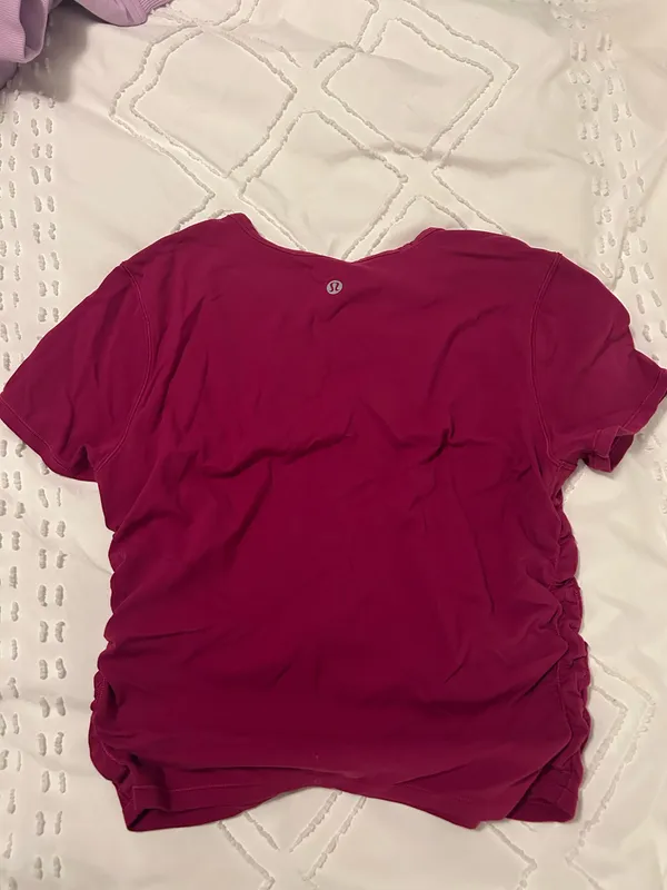 Lululemon Cinch Top Magenta - Image 2