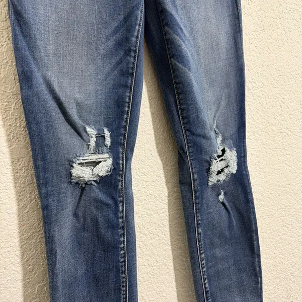 American Eagle Next Level Stretch Hi-Rise Jegging Jeans Size 8 Short Distressed - Image 3