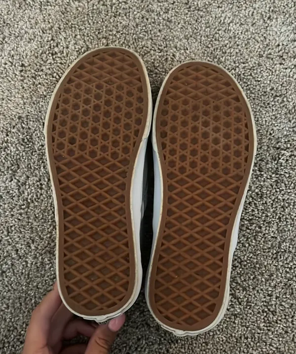 Vans Grey Slip On Size 6.5 Women - Image 2