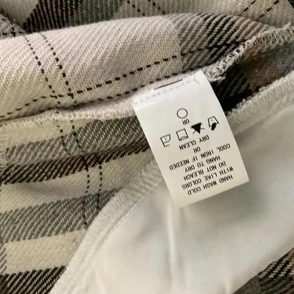 Melloday Plaid Flannel Shirt Jacket‎ Size Large - Image 4