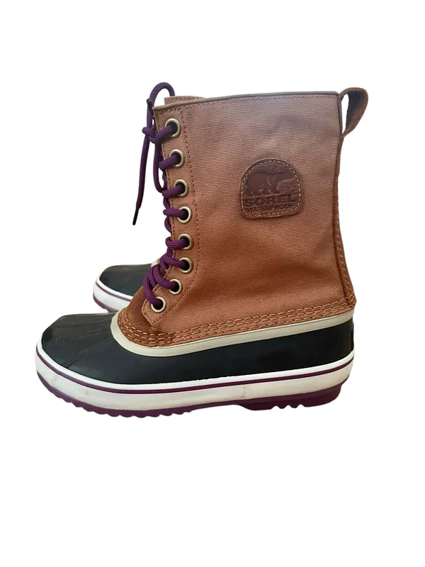 Sorel 1964 Premium CVS Winter Snow Duck Boots Camel Brown Women’s Size 7 - Image 3