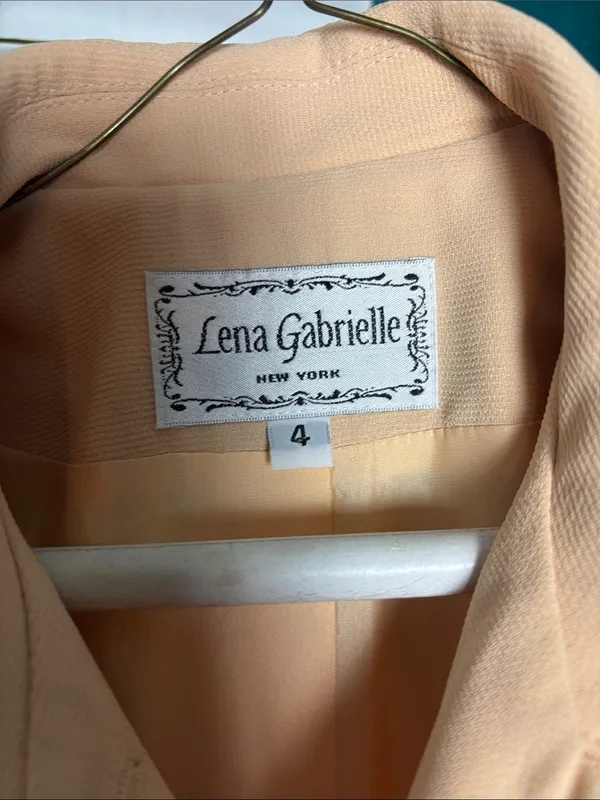Lena Gabrielle Women's Cream Single-Breasted Trench Coat - Image 2