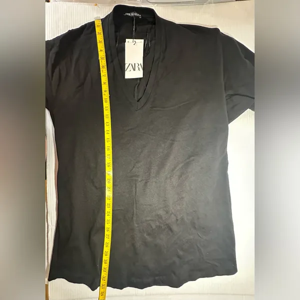 ZARA Dress Join Life Size S Women's‎ Dress Black Short Sleeve / Long Blouse New - Image 7