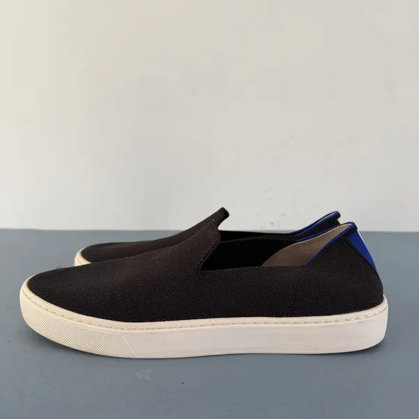 Rothy's The Original Slip On‎ Black Washable Knit Sneakers - Image 5