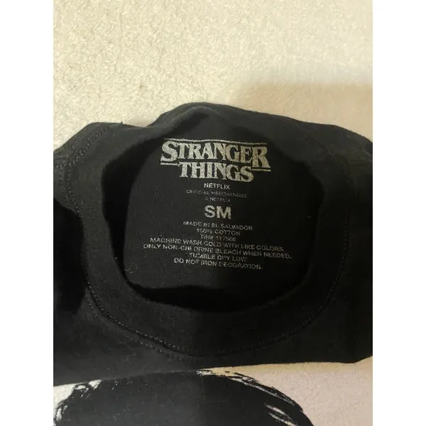 Bitchin Stranger Things Womens T-Shirt *Slim Fit* Size SM Black - Image 2