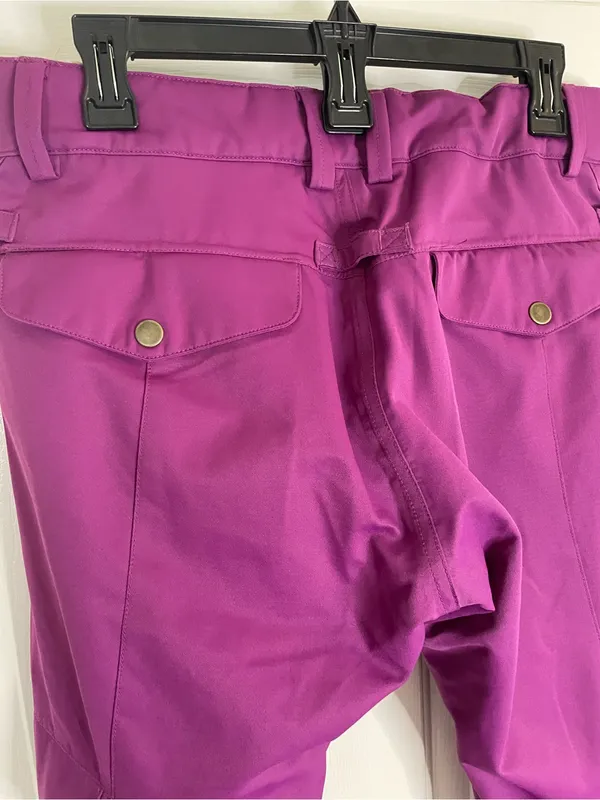 686 Women's Purple Cargo Insulated Snow Pants Size Medium ski gorpcore - Image 6