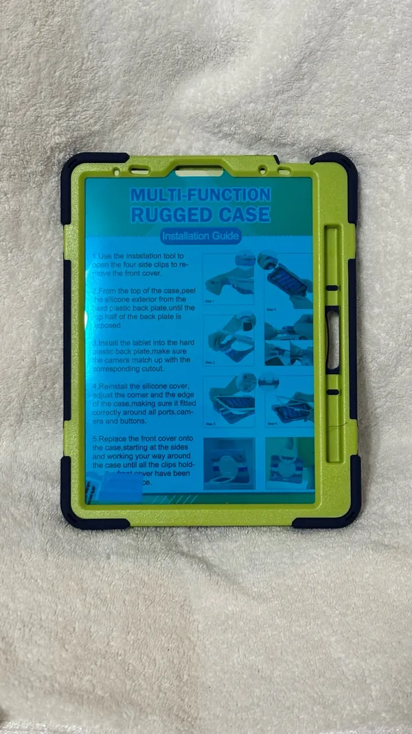 For iPod Air 4 10.9” Protectable Tablet Case Heavy Duty Navy Green New - Image 2