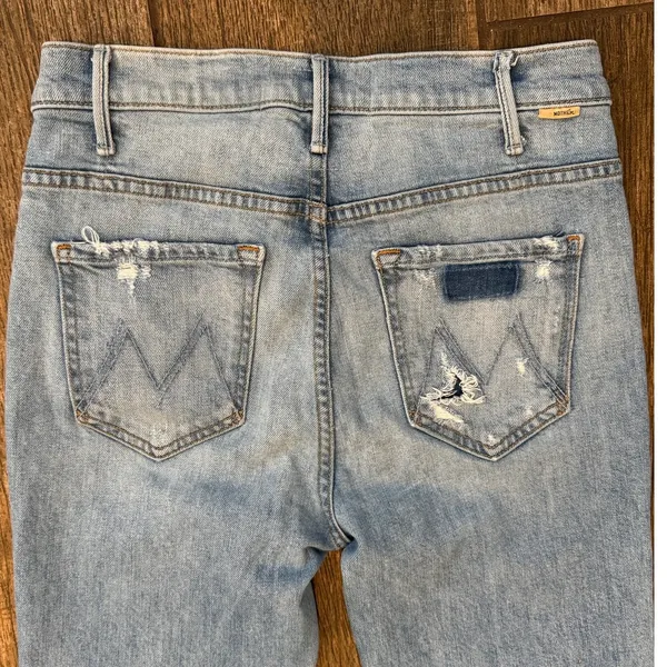Mother Denim The Hustler Ankle Fray On The Ropes Jeans Size 27 - Image 7