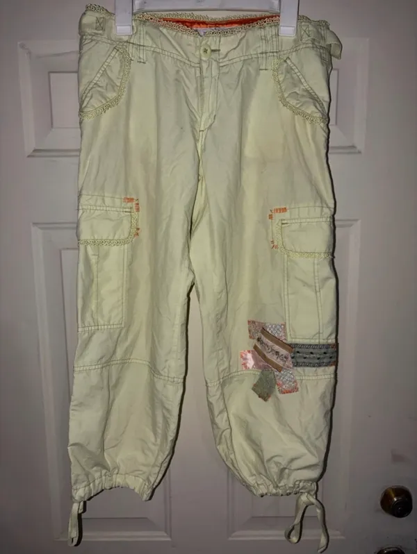 Vintagew LAVORO Cargo Crop Pants Y2K size 3 S /M ……15 waist - Image 3