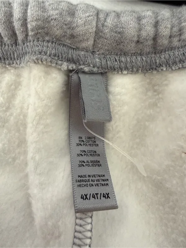 SKIMS Gray Sweatpants - Size 4X - Image 3