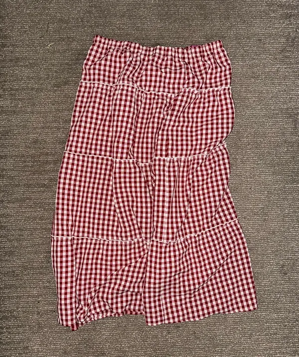 Edikted Gingham Maxi Skirt - Image 3
