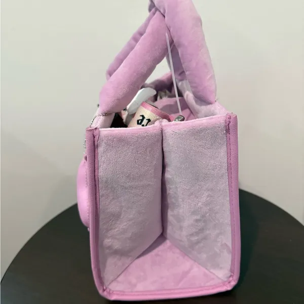 NWT! Juicy Couture Y2K Lavender Mini Tote with Heart Charm - Image 7