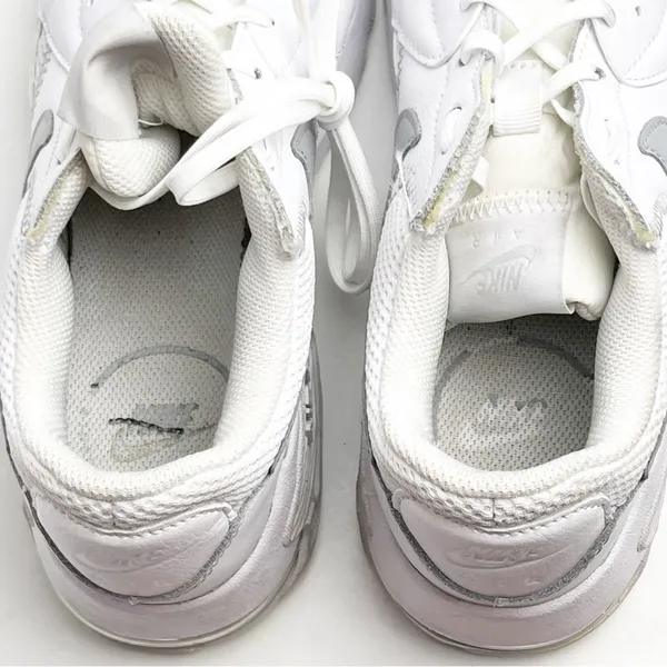 NIKE Air Max Excee White Silver CD5432-114 Lace Up Athletic Sneakers Shoes 7 - Image 5