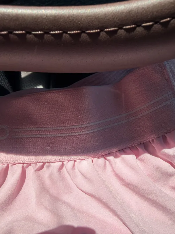 Alo Yoga Pink Marshmallow Micro Running Shorts - Image 4