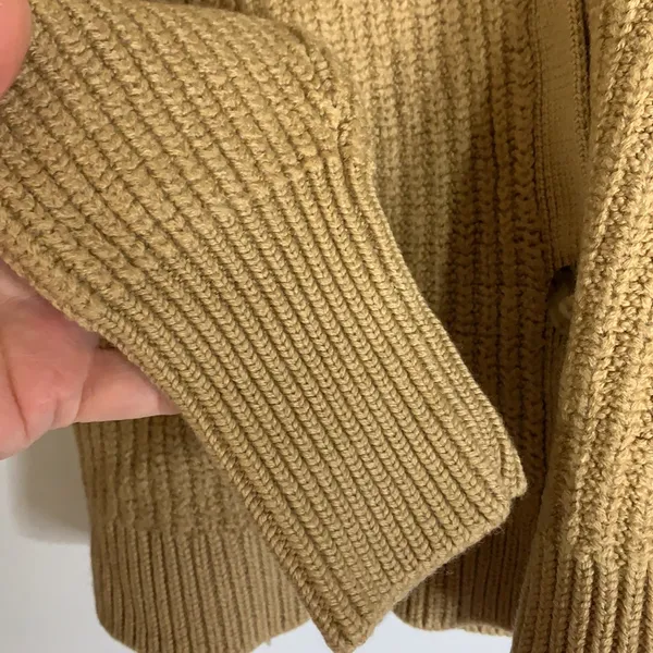 Wilfred merino wool camel button‎ down cardigan - Image 6