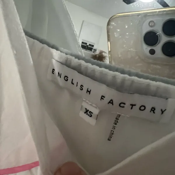 ENGLISH FACTORY Sleeveless Multicolored Tier Tank - Image 4