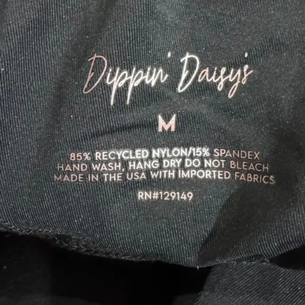 Dippin’ Daisy’s Black Bikini Top Women’s Medium - Image 3
