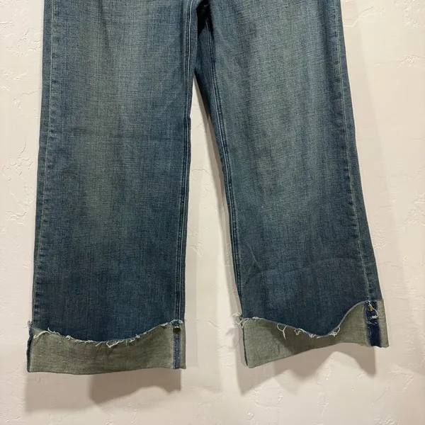 HIGH RISE CUFFED A WIDE LEG JEANS Artemis Vintage 7/27 - Image 5