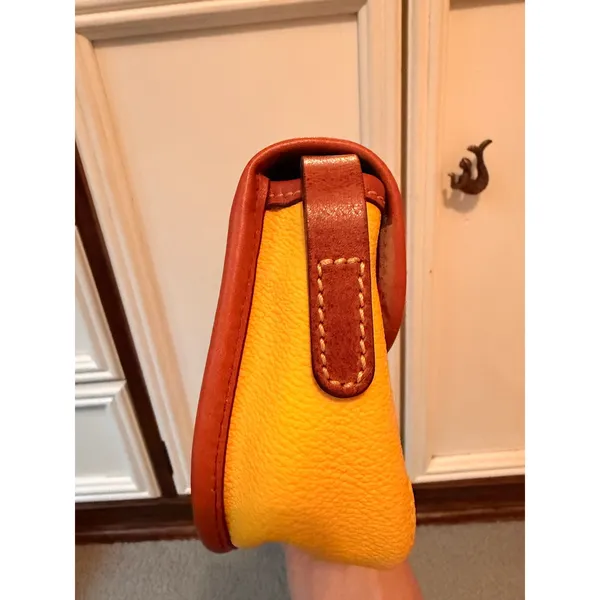 Dooney & Bourke Crossbody Women Small Sunflower Yellow East/West Pebble Leather - Image 3