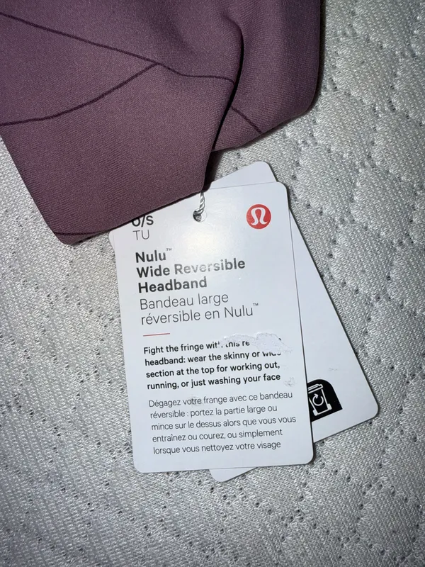Lululemon Nulu Wide Reversible Headband - Image 2
