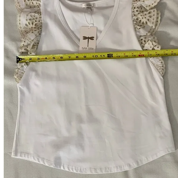 Tyler Boe Flutter Sleeve shirt size‎ medium - Image 3