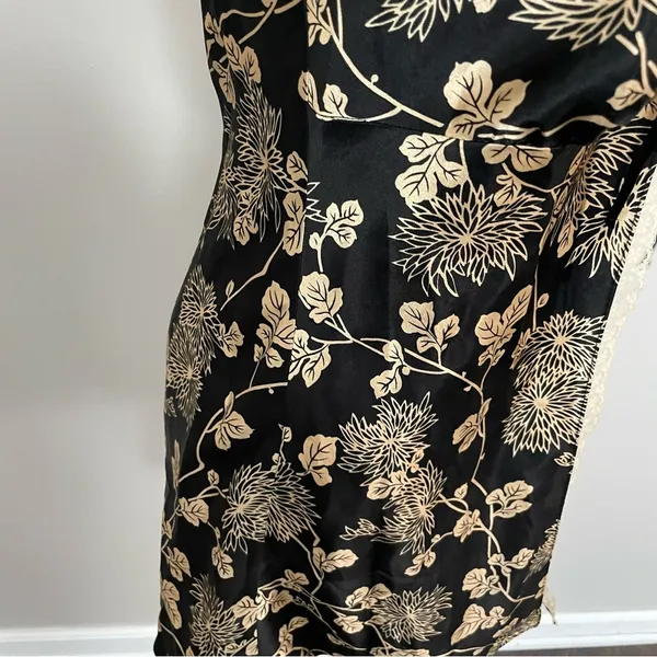 Vintage Victorias Secret Top Cami Nighty Babydoll Lace Floral Tie Front Y2K - Image 8