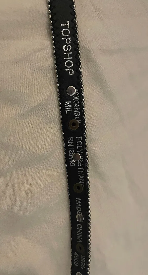 Topshop Black Belt - Image 4