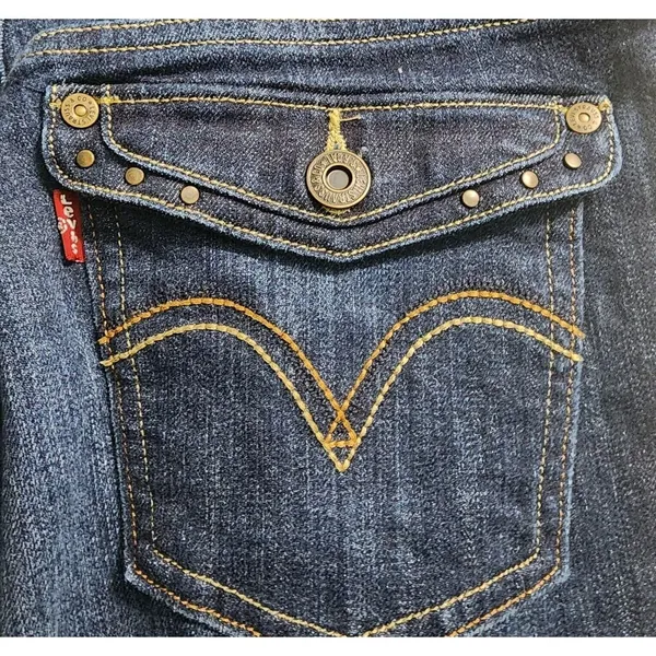 Levi's Womens Size 30x32 515 Bootcut Jean Dark‎ Wash Denim - Image 2