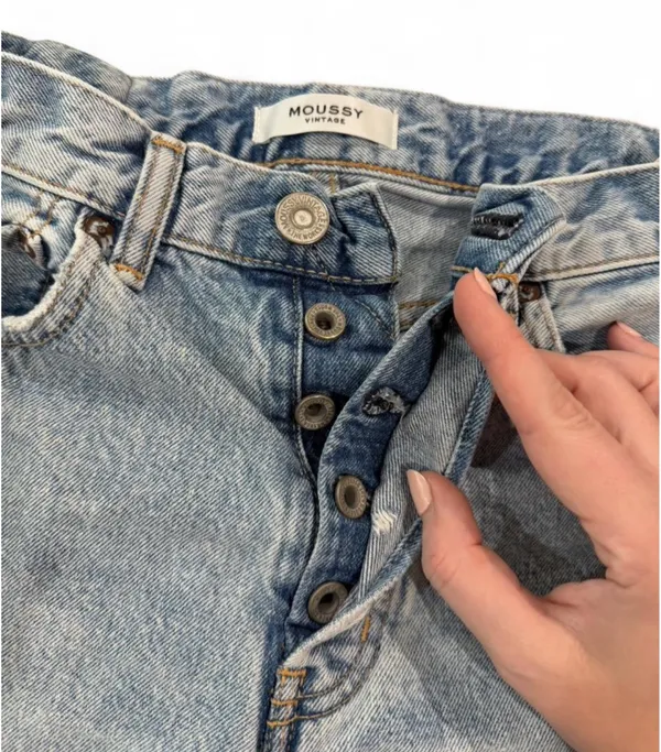 Moussy Vintage Bonnie Shorts Size 25 - Image 3