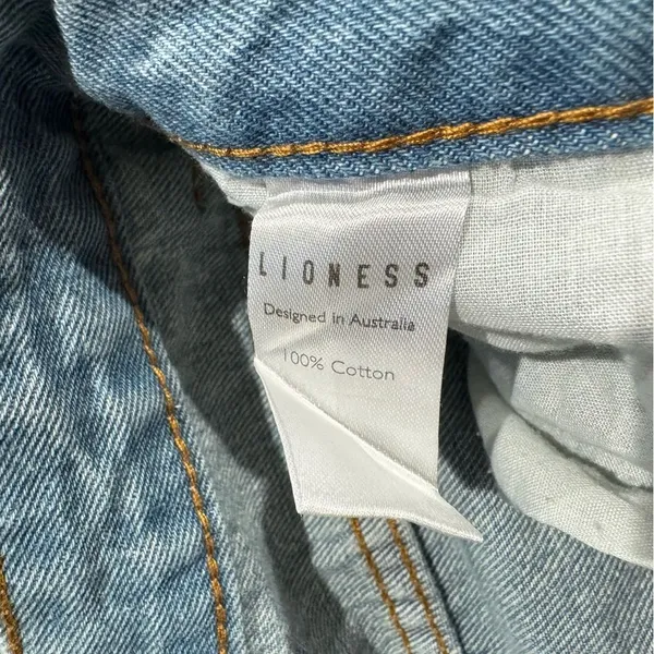 Lioness Alabama Split Hem Straight Leg Tie Dye Jeans Women’s XS - Image 5