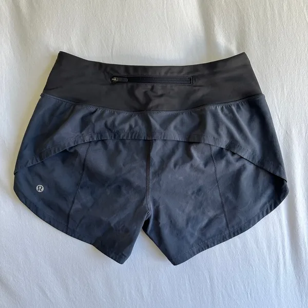 Lululemon Speed Up MR Lined Short 4" - Diamond Dye Pitch Grey Graphite Grey - 4 - Image 6