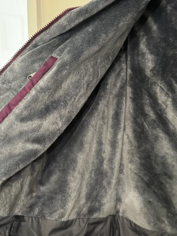 Marmot Down Parka Size M Purple Hooded Puffer Coat - Image 4