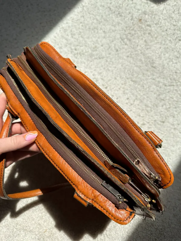 vintage leather purse Brown - Image 3