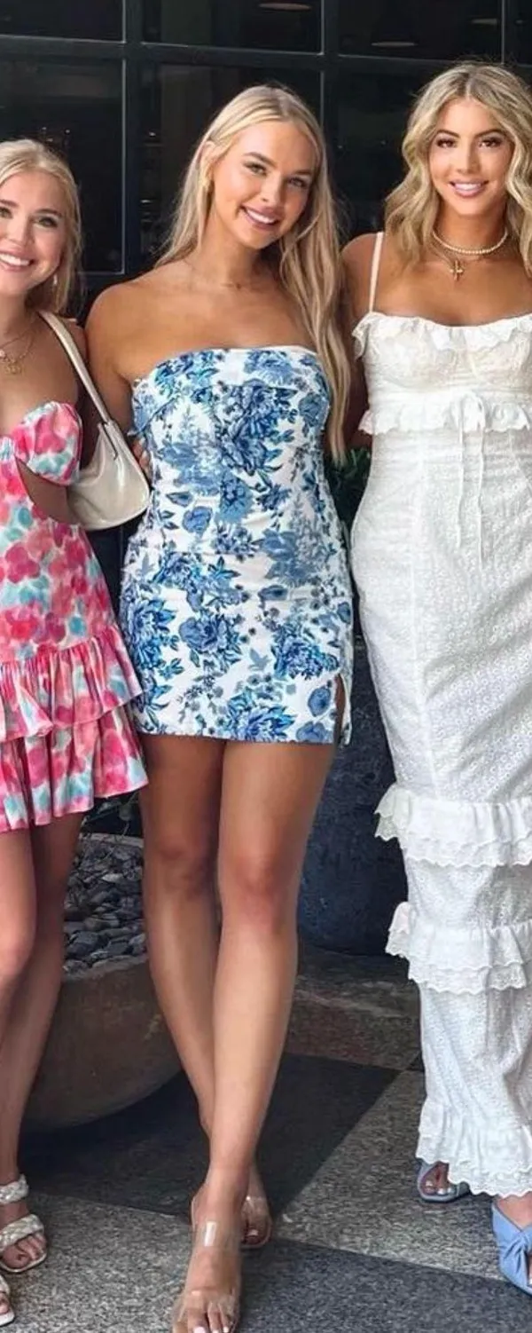 that’s so fetch blue floral mini dress - Image 2