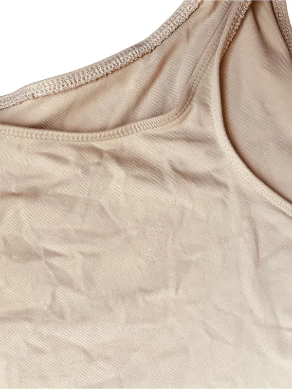 Aritzia Babaton Muscle Tank Bodysuit in Beige Tan | Small - Image 5