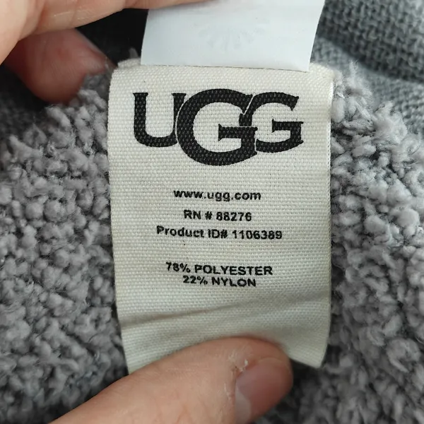 UGG® Phoebe Wrap II Women's Sweater Knit Draped Cardigan Grey Small - Image 4