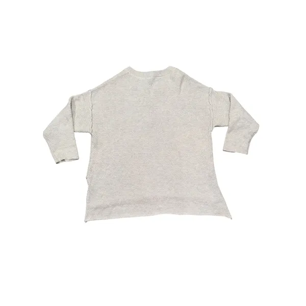 FP Beach Henley Sweater Womens Small Cream Excellent‎ Cotton Knit Oversized Top - Image 4